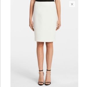 Calvin Klein Women's White Pencil Skirt